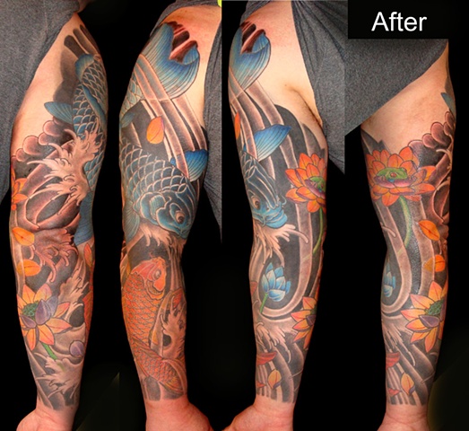 BACK TO TATTOOS BY JASON SHARE THIS Cover up sleeve