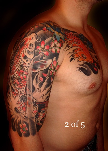 Mikes Koi 1/2 sleeve