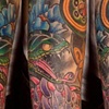 Hannya/snake half sleeve