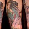 hannya/geisha sleeve