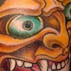 Hannya in progress