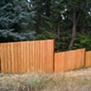 Wood fencing