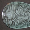 Etched glass mask