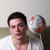 "Self-Portrait with balloon"
