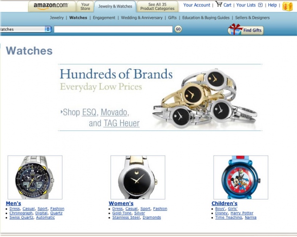 Amazon.com :: Web Content ::  Watches for Women