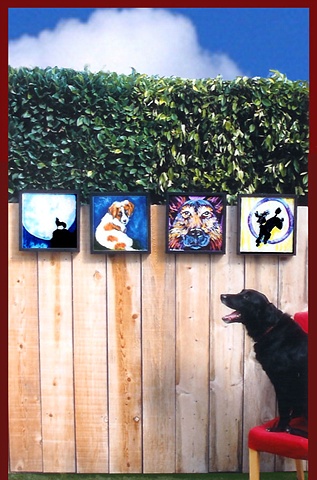 Dog Gallery :: 4 Part Paintings :: Promo piece