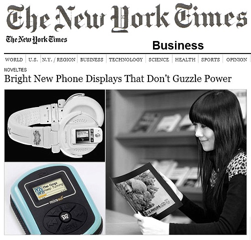 New York Times :: Mirasol , Freestyle Audio