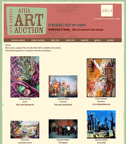 AIGA ::  Art Auction ::