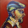 Acrylic :: Life Drawing Portrait :: Randall
