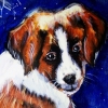San Diego Humane Society :: Painting :: Kudryavka (Little Curly in Russian)