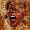 Painting :: Mixed Media :: Marble Dust :: Low Relief Ecthing ::Aretha