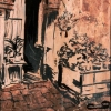 Illustration :: Ink and Acrylic :: Momma's Porch