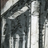 Illustration :: Ink and Acrylic ::  Lisa's Colonade