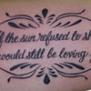 if the sun refused to shine
