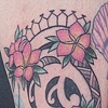 polynesian tribal with plumerias