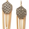 GEM EARRINGS
Taupe Foil Snakeskin