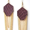 GEM EARRINGS
Mauve Snakeskin