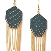 GEM EARRINGS
Emerald Foil Snakeskin