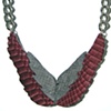 ISIS SNAKE WINGS NECKLACE
Mauve Gray Snakeskin