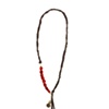 CORAL PRAYER BEAD NECKLACE