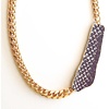 GRAFFITI NECKLACE
Chocolate Foil Snakeskin

