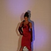 Lipstick Red Christina Cocktail dress
