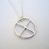 Crank Necklace with Silver Accents