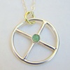 Crank Necklace with Aventurine