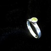 Sterling Comfort Ring with Topaz