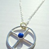 Crank Necklace with Lapis Lazuli
