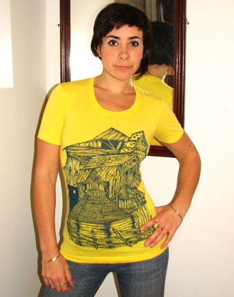 Hand Printed Tee