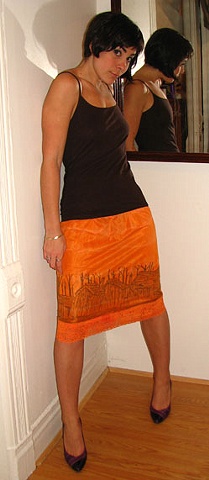 Hand-Dyed and Printed Slip