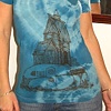 Hand-Dyed and Printed Tee