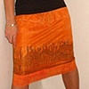 Hand-Dyed and Printed Slip