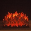 Burning Table Lamps