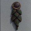 Pins, sunflower stalk frog