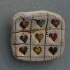 pins, quilted hands hearts