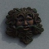 Pins, green man goddess