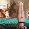 table with upside down nude