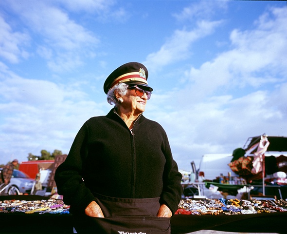 At the Swap Shop, Grandma Bertha