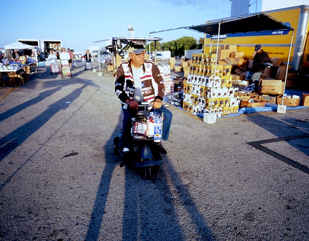 At the Swap Shop, Scooter Man