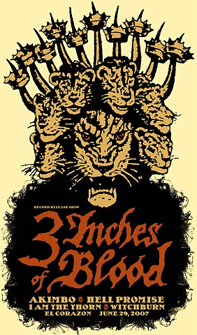 3 Inches of Blood Poster