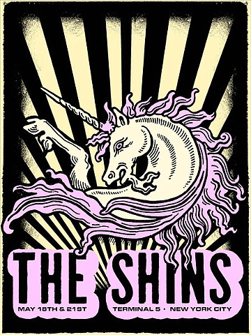 The Shins � New York City Poster 2009