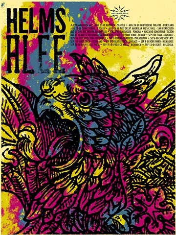Helms Alee � US Tour Poster