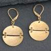 Vermeil Split Circle Earrings