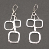 Triple Square Earring