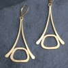 Vermeil Slope Earrings