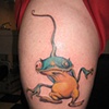 Gremlin fairy creature tattoo