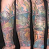 Sea turtle tattoo