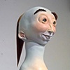 The Disappearance and Reintroduction of the Seeress, detail of bust
